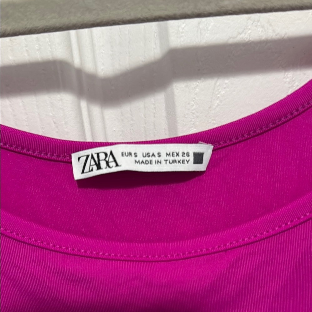 Zara Pink Fitted Sleeveless Camisole - Picture 3 of 4